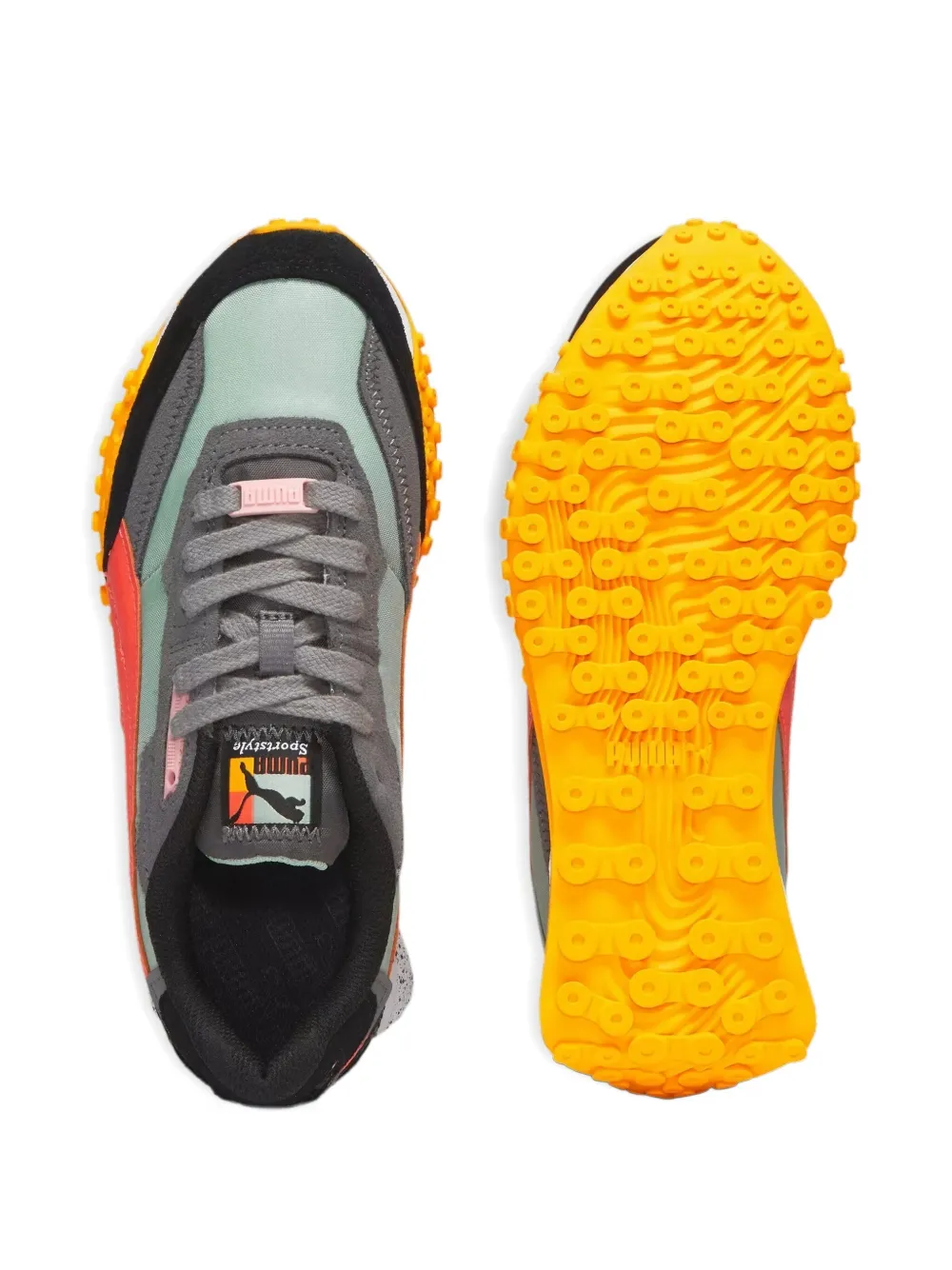 PUMA Blacktop Rider "Brand Love" sneakers Groen