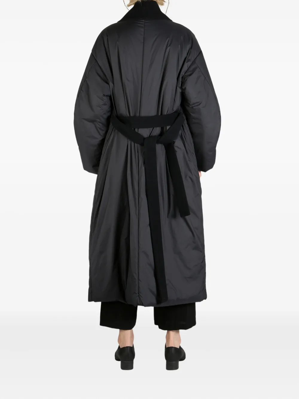 Auralee Mosser padded coat Zwart
