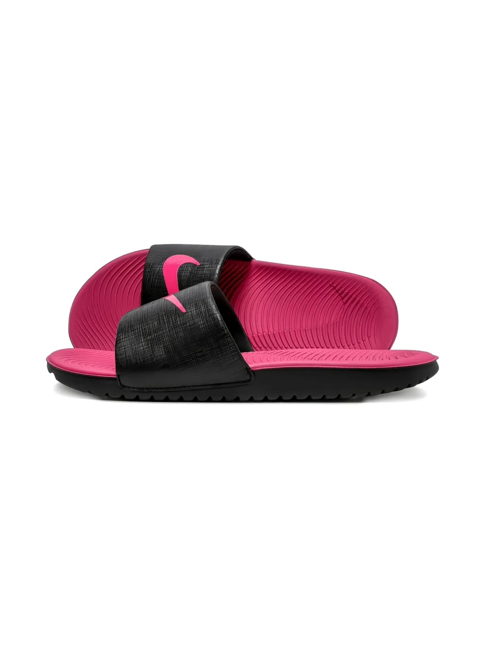 Nike Kids Kawa "Black/Pink" slides | Zapatos para niña | Image 2