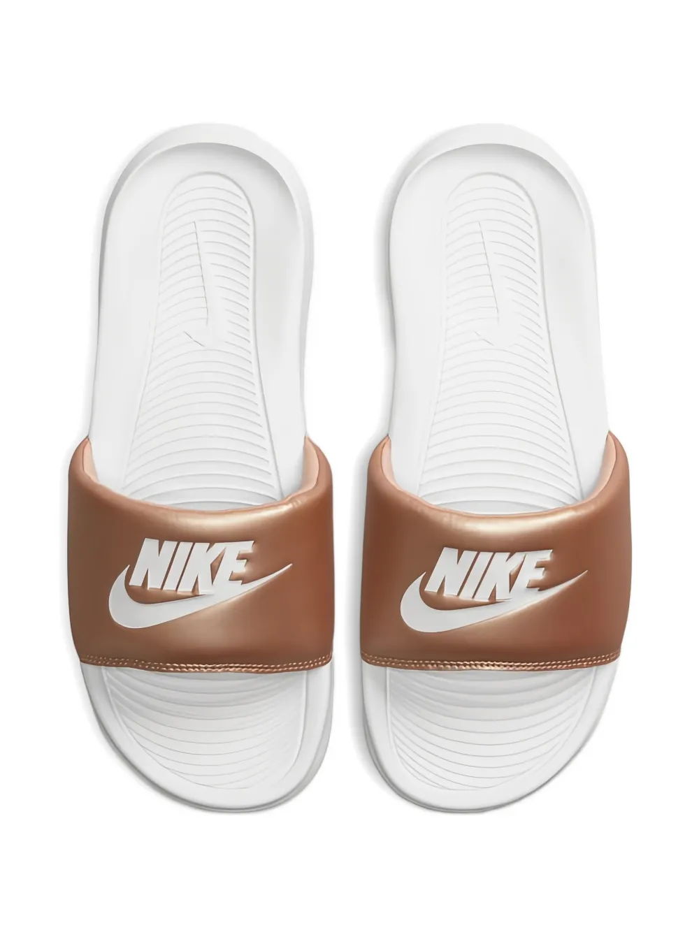 Nike Victori One "Gold" slides