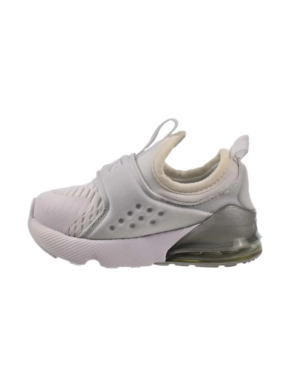 Nike Kids Air Max 270 Extreme "White Metallic Silver" sneakers