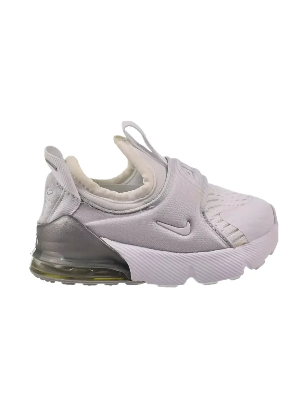 Nike Kids Air Max 270 Extreme "White Metallic Silver" sneakers