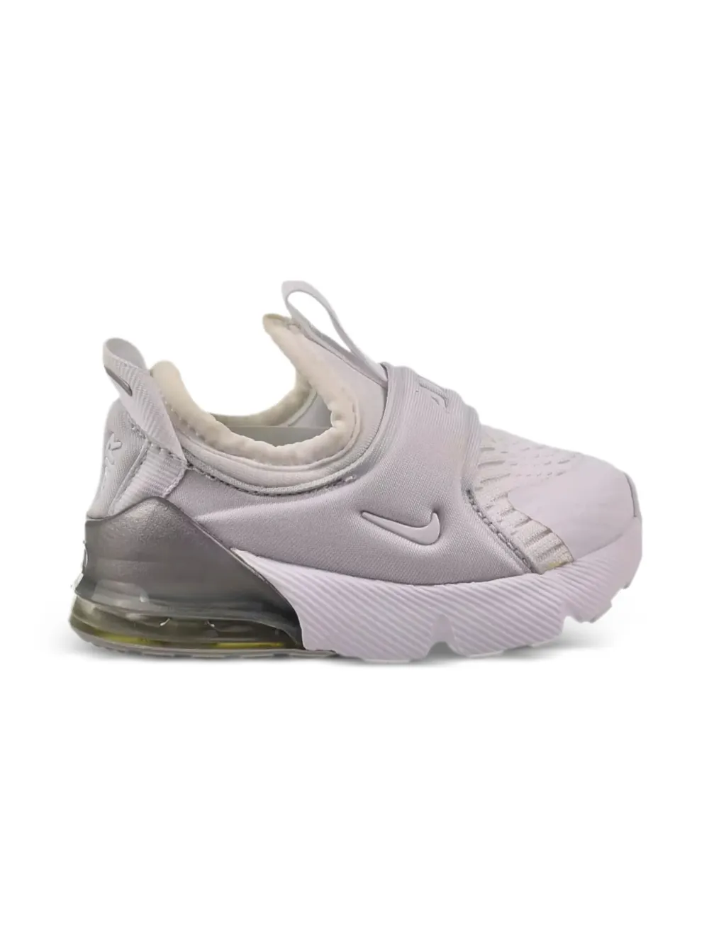 Nike Kids Air Max 270 Extreme "White Metallic Silver" sneakers