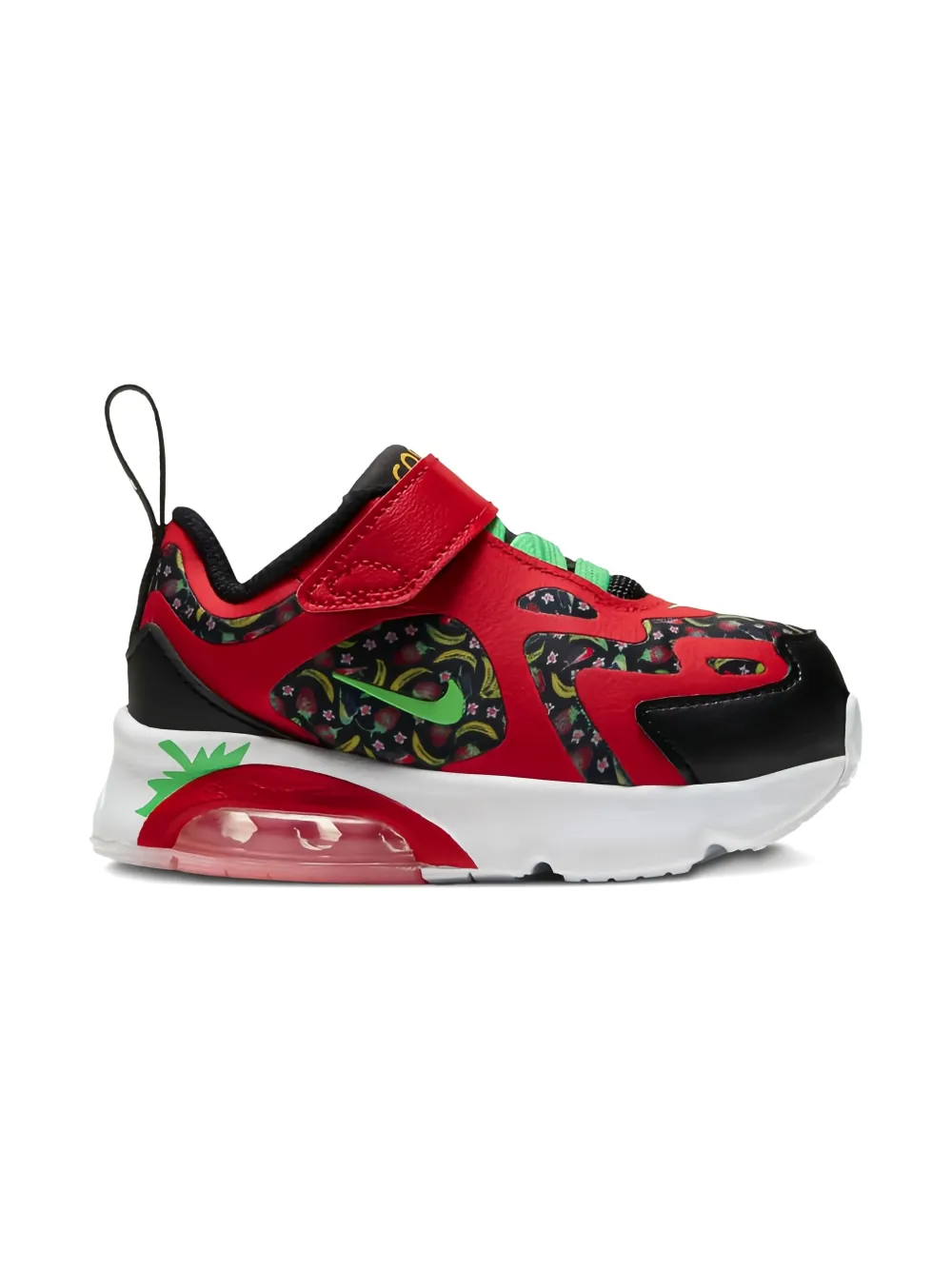 Nike Kids Air Max 200 "University Red/Green Spark" sneakers - レッド Nike Kids Air Max 200 "University Red/Green Spark" sneakers - レッド