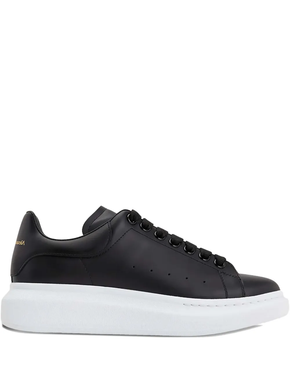 Alexander McQueen Oversized platform leather sneakers Black