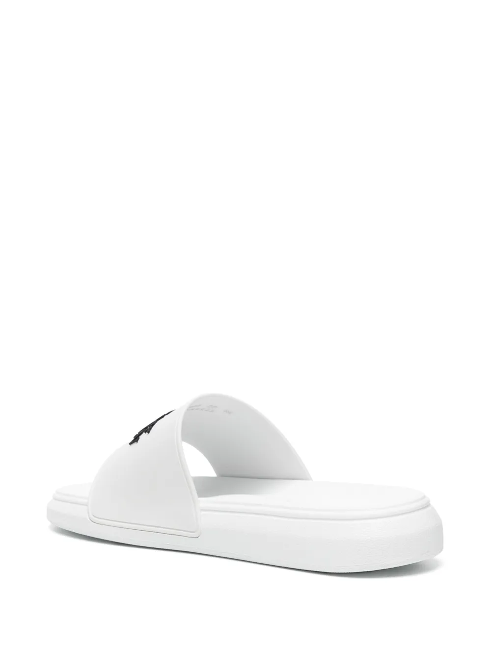 Alexander McQueen Slider Logo Bicolor Mens "White"