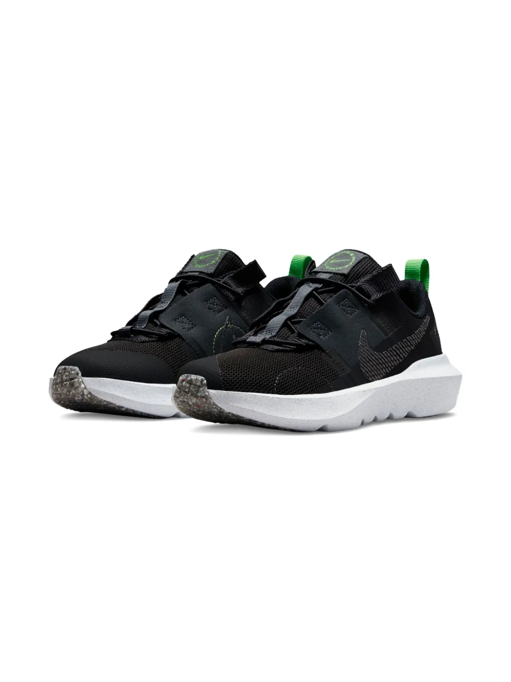 Nike Kids Crater Impact "Black Dark Smoke Grey" sneakers
