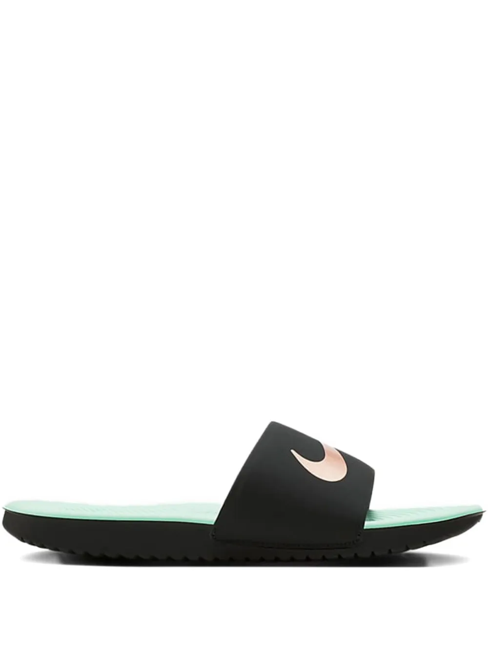 Nike Kawa "Black Blue" slides