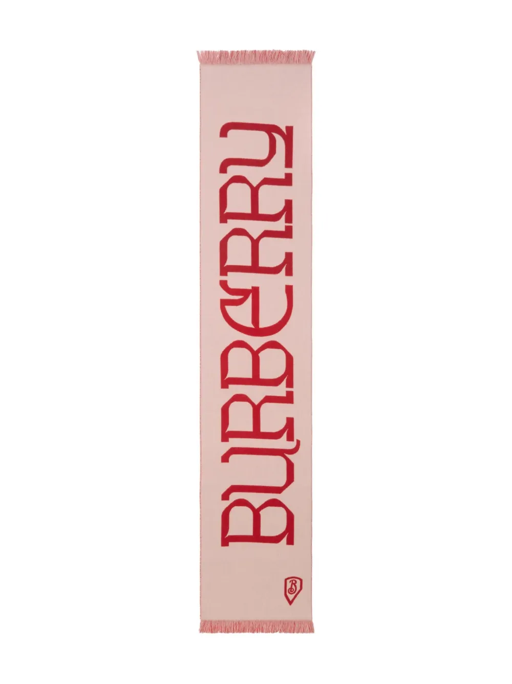 Burberry Wollen logo intarsia sjaal - Roze