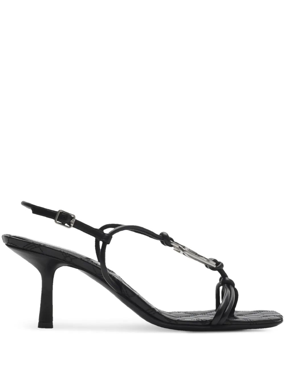 Burberry 65mm Ronda sandals Black