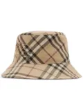 Burberry checked bucket hat - Neutrals