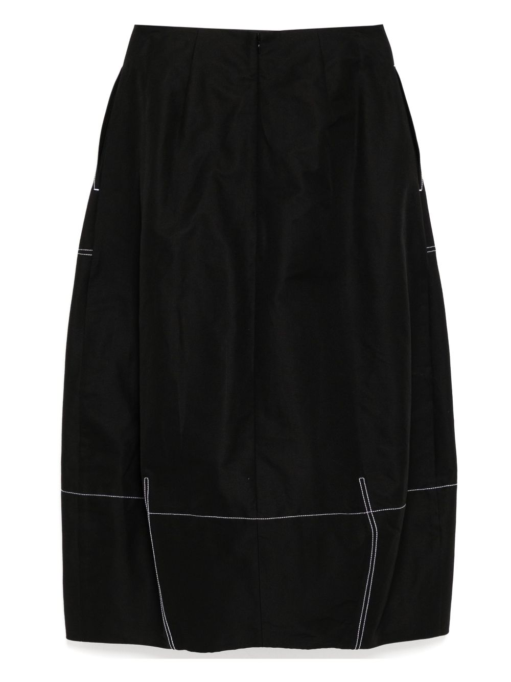 Lee Mathews zip fastening skirt - Black