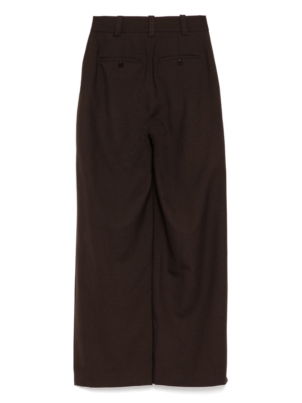 Lee Mathews Lloyd pleat trouser - Brown