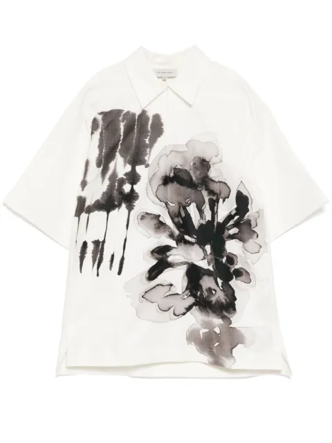 Lee Mathews camisa con estampado gráfico