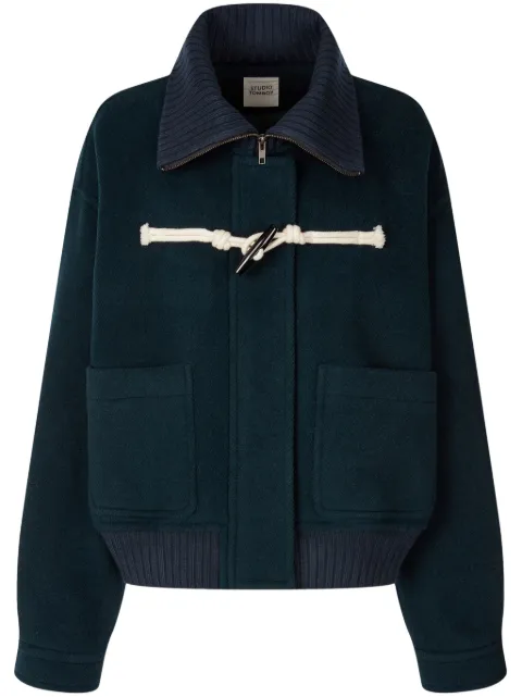 STUDIO TOMBOY herringbone-pattern jacket