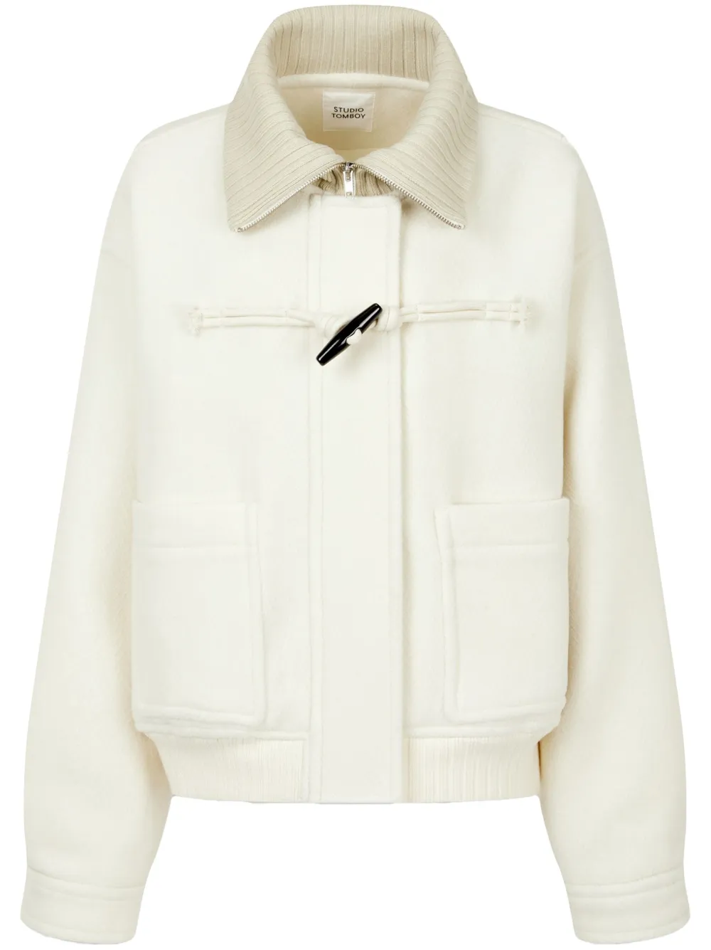 STUDIO TOMBOY brushed-finish jacket | Neutrals | Image 1