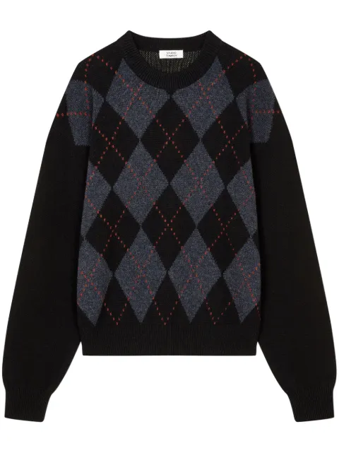 STUDIO TOMBOY argyle-knit sweater