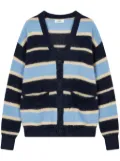 STUDIO TOMBOY striped cardigan - Blue