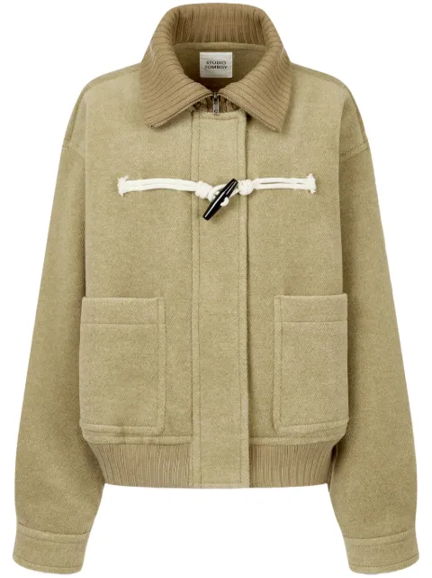 STUDIO TOMBOY herringbone-pattern jacket