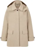 STUDIO TOMBOY detachable-hood coat - Neutrals