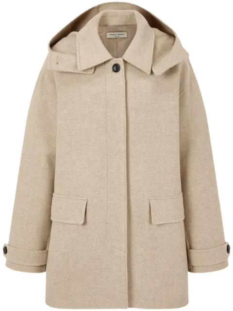 STUDIO TOMBOY detachable-hood coat