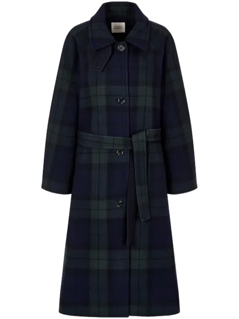 STUDIO TOMBOY check-pattern coat
