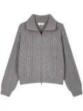 STUDIO TOMBOY cable-knit cardigan - Grey