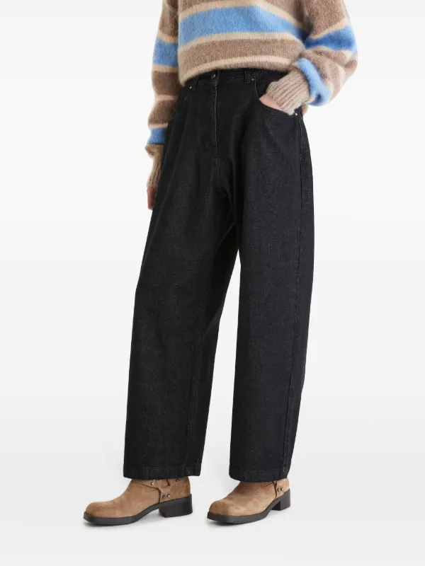 STUDIO TOMBOY wide-leg Jeans | Black | FARFETCH