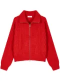 STUDIO TOMBOY cable-knit cardigan - Red