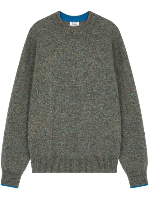 STUDIO TOMBOY mélange-effect sweater