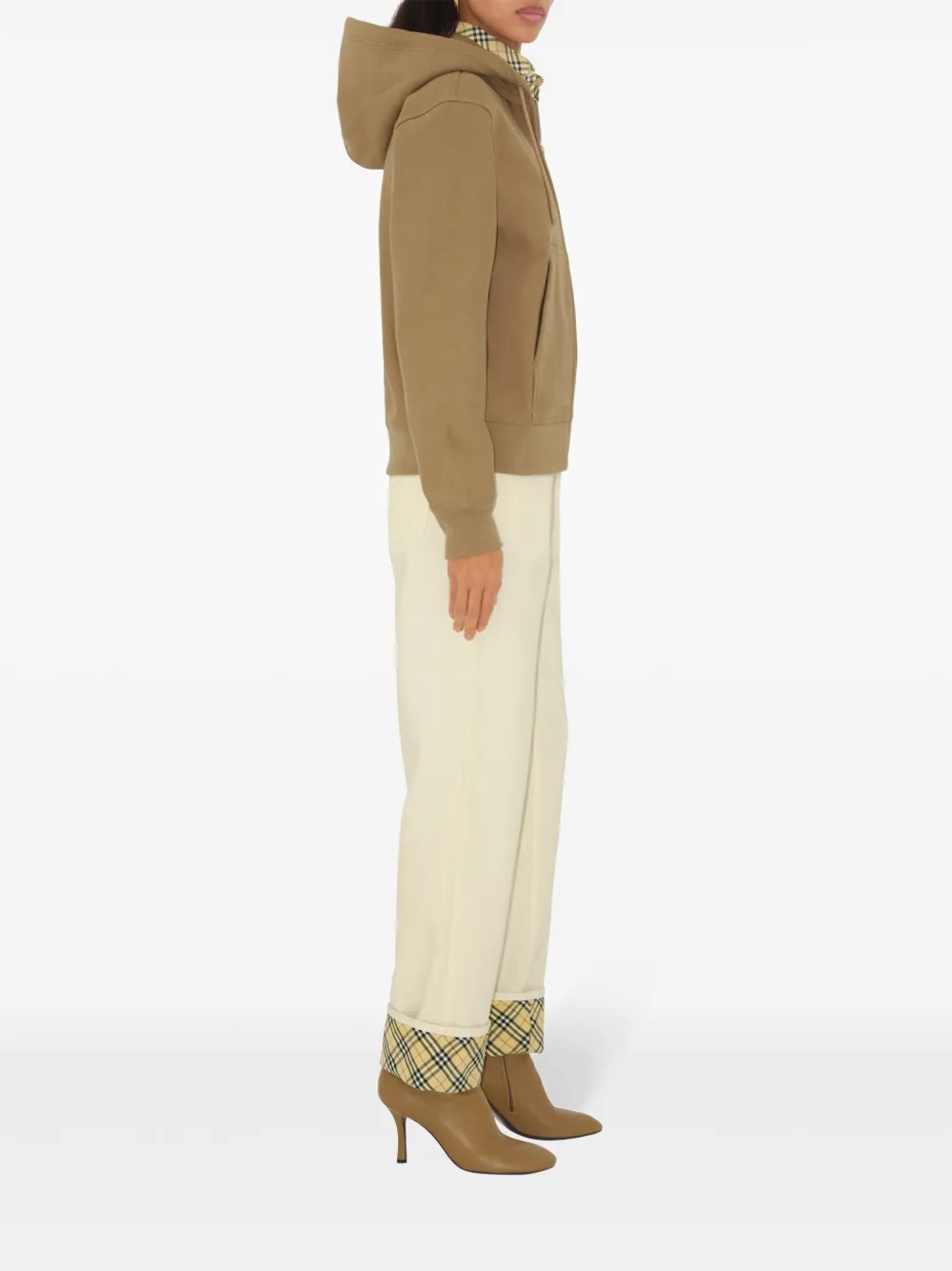 Burberry zip-up Hoodie | Brown | FARFETCH
