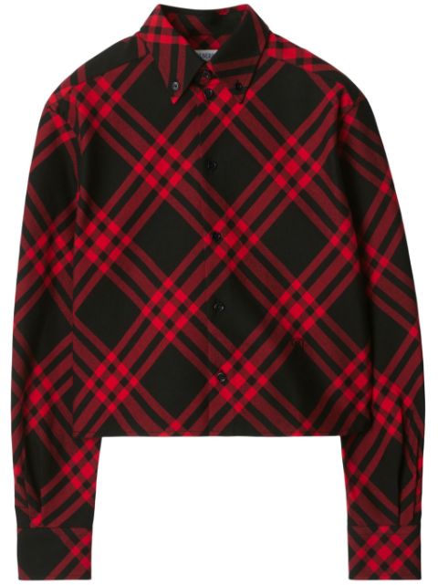 Affordable Burberry cropped shirt Women