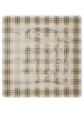 Burberry EKD Check scarf - Brown