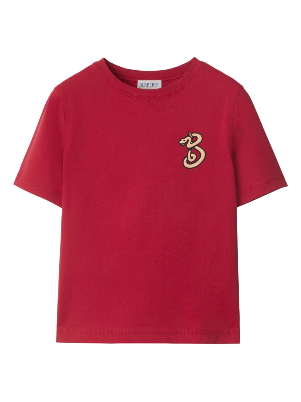 Burberry Kids B Snake T-shirt - Rosso