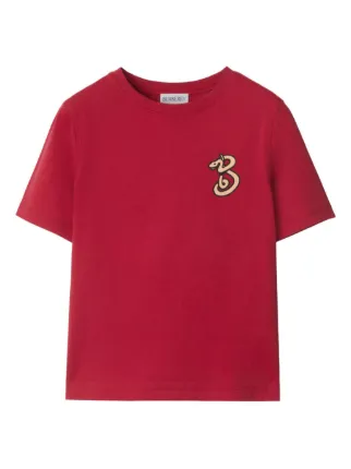 Burberry Kids Check Cotton T-shirt | White | FARFETCH