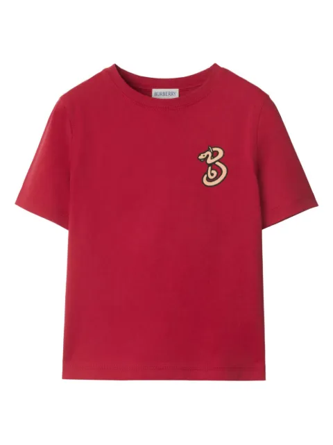 Burberry Kids تيشيرت 'B سنايك'