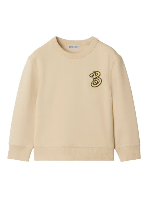 Burberry Kids Sweater met logoprint