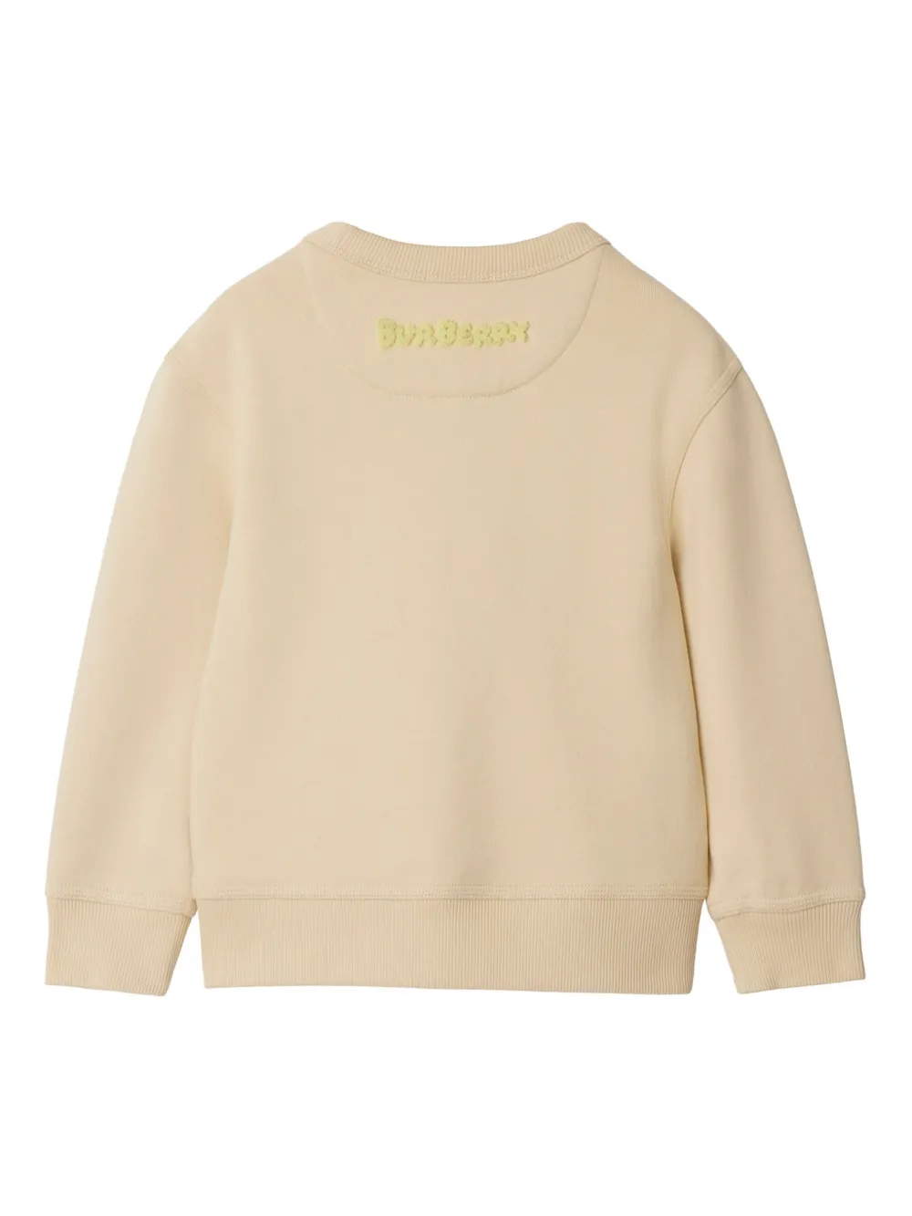 Burberry Kids Sweater met logoprint - Beige