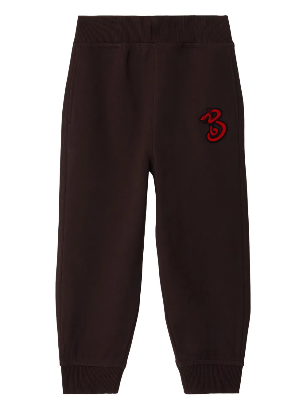 Burberry Kids Trainingsbroek met logoprint Rood