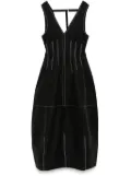 Lee Mathews V-neck dress - Black