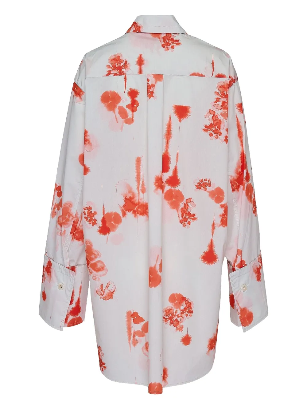 Lee Mathews Fleur floral-print shirt Wit