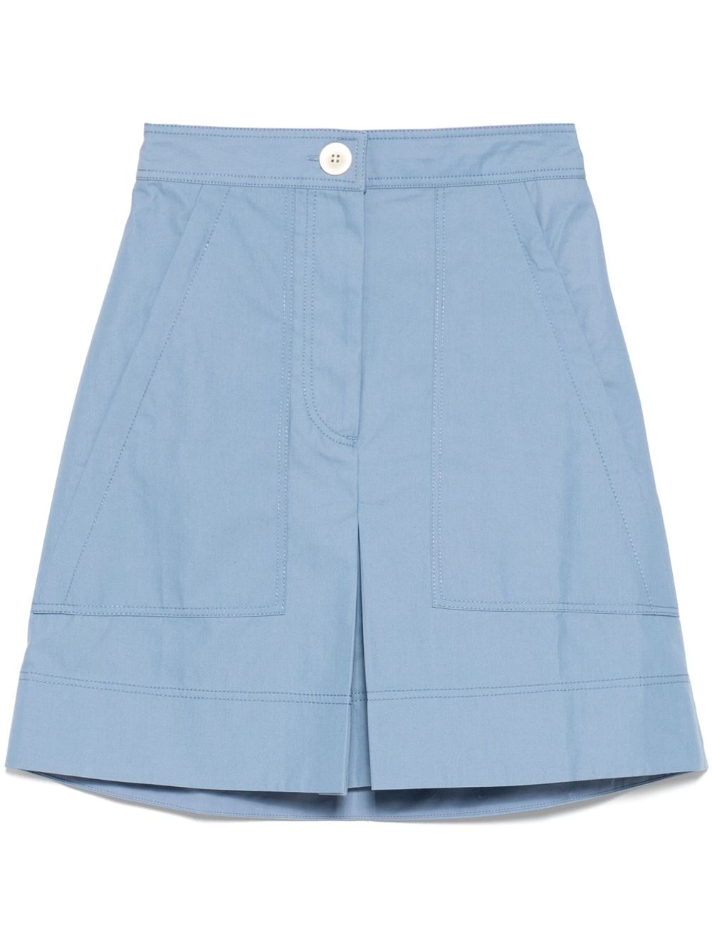 Lee Mathews elastic waistband skirt - Blue