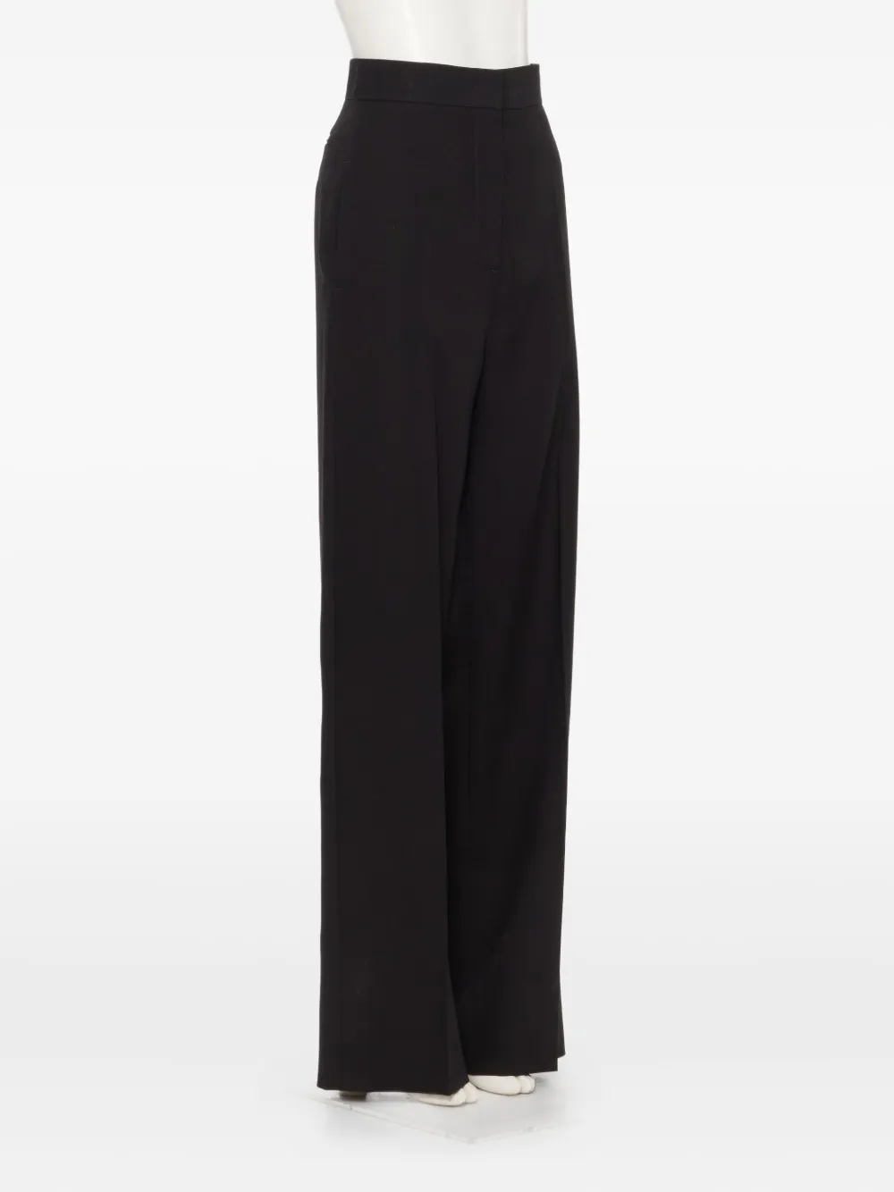 Valentino Garavani high-waisted wool trousers - Zwart