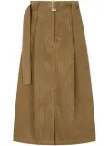 STUDIO TOMBOY corduroy skirt - Brown