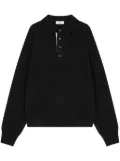 STUDIO TOMBOY wool polo top - Black