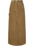 STUDIO TOMBOY corduroy skirt - Neutrals