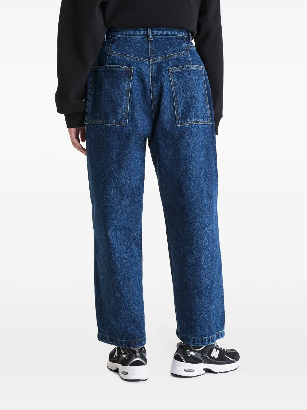 STUDIO TOMBOY Jeans met wijde pijpen Blauw