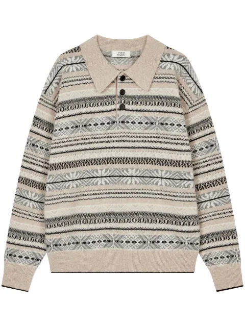 STUDIO TOMBOY selburose polo top