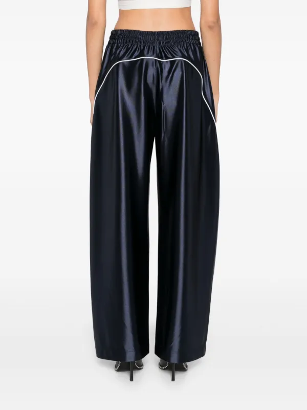 レース ライン TRACK-PANTS【完売品】 Alexander Wang Piping Track Pants | Blue | FARFETCH