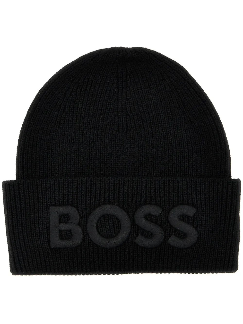 Hugo Boss Logo-embroidered Beanie Hat